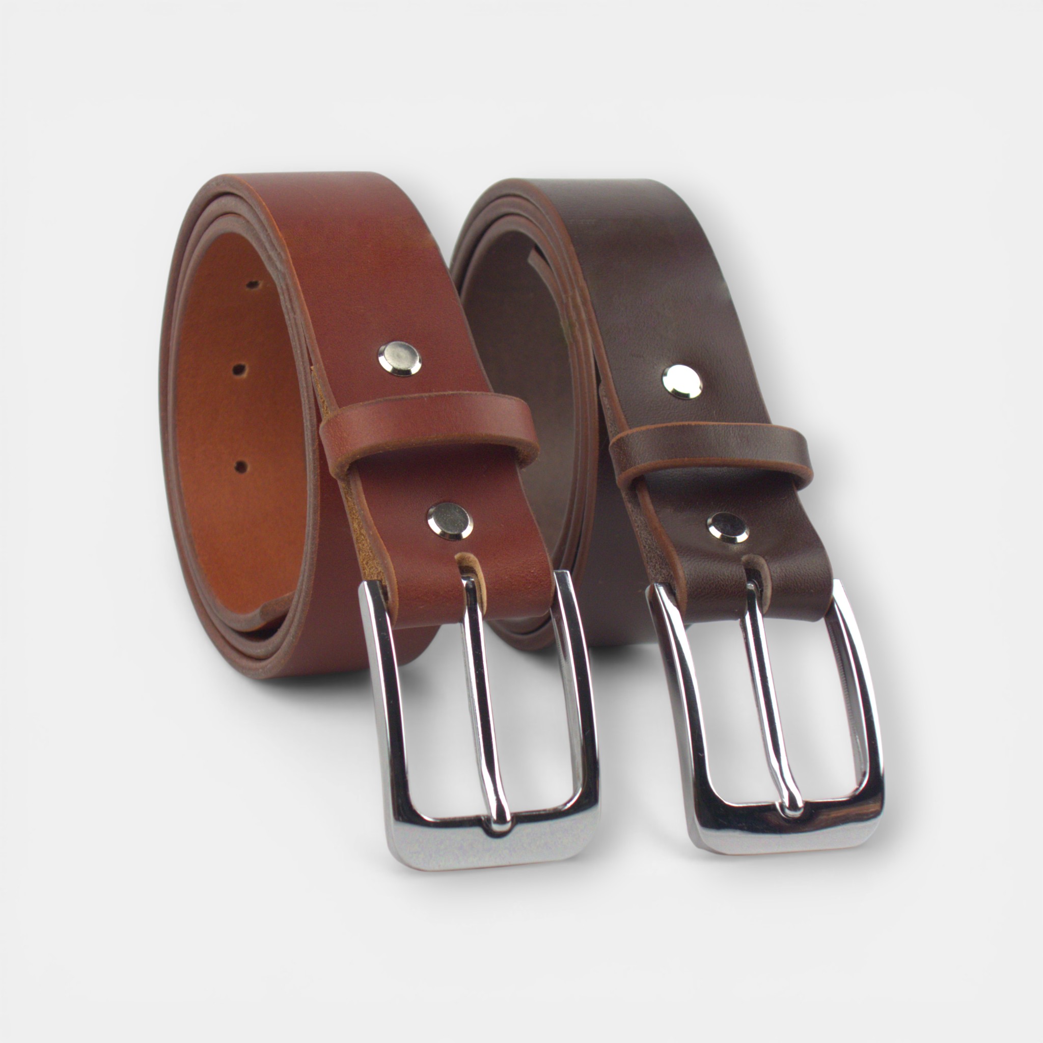 Both belts coiled together